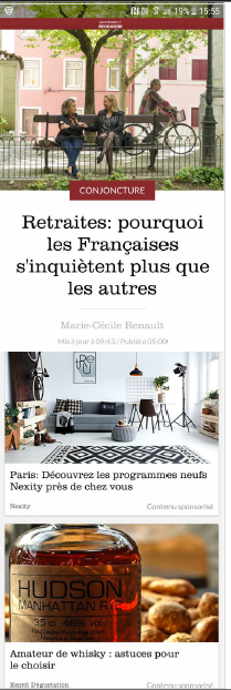 Native ads for William Grant & Sons France and esprit-degustation.fr by Schwartz Consulting.
